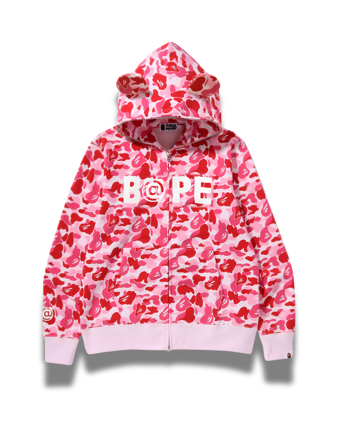 HOODIE ZIPPER BAPE X BEARBRICK