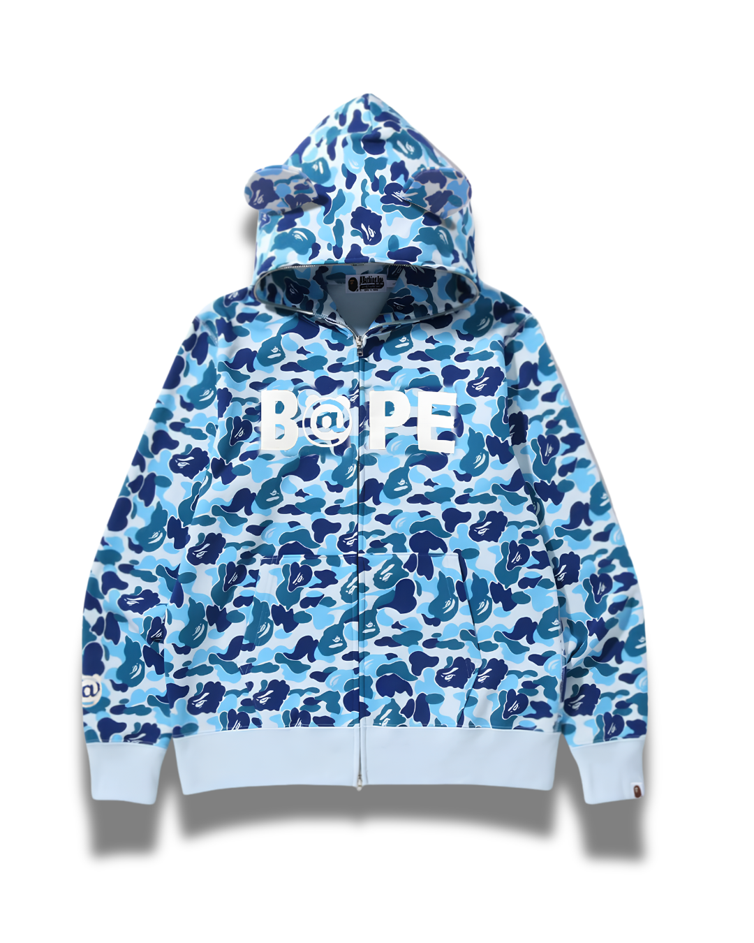 HOODIE ZIPPER BAPE X BEARBRICK