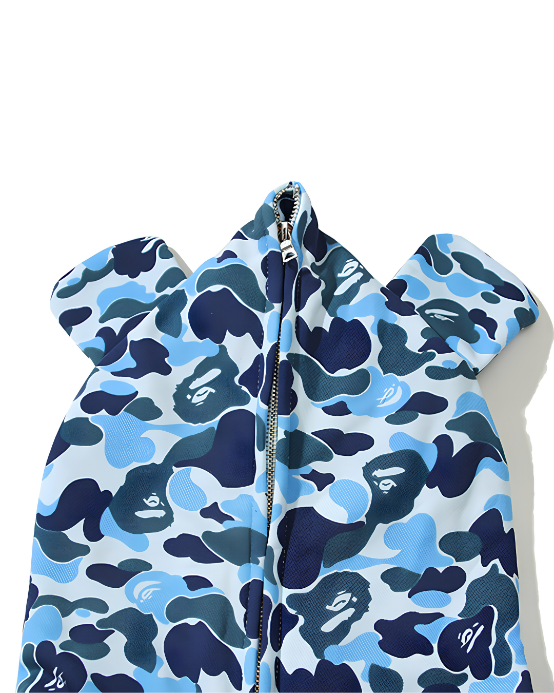 HOODIE ZIPPER BAPE X BEARBRICK