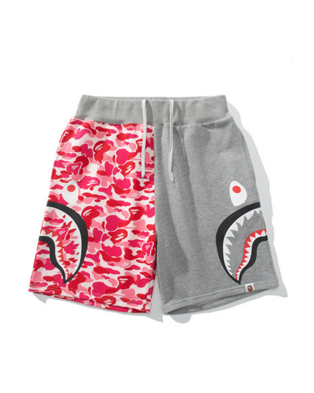 SHORT BAPE DOBLE SHARK BICOLOR