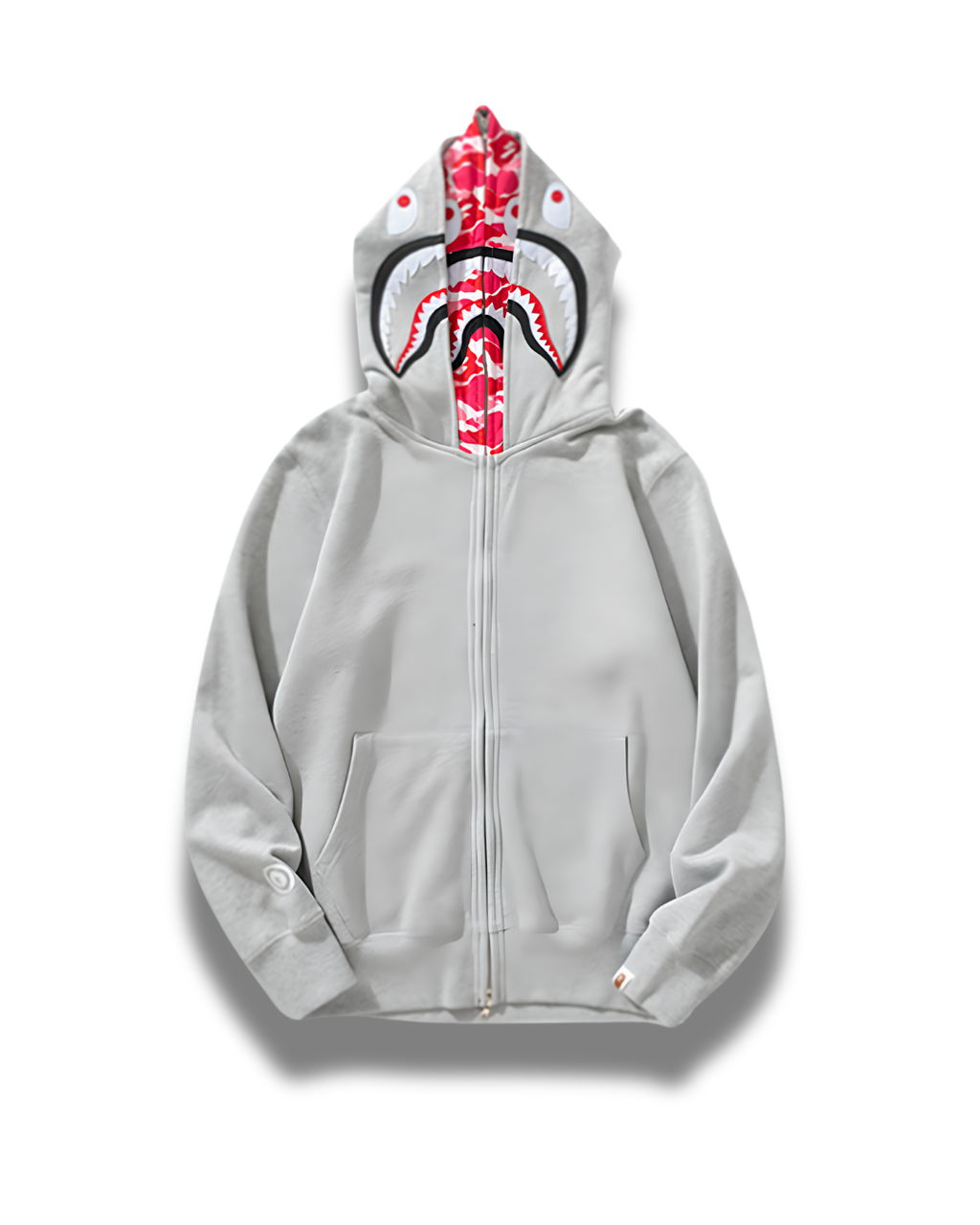 HOODIE ZIPPER BAPE SHARK ABC