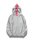 HOODIE ZIPPER BAPE SHARK ABC