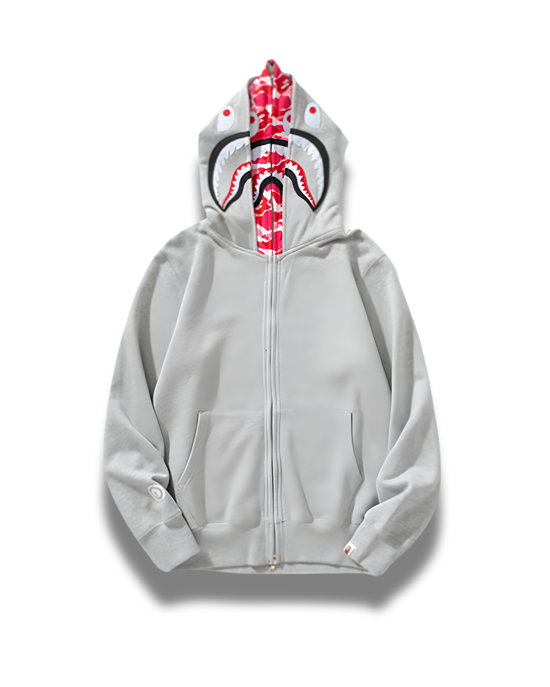 HOODIE ZIPPER BAPE SHARK ABC