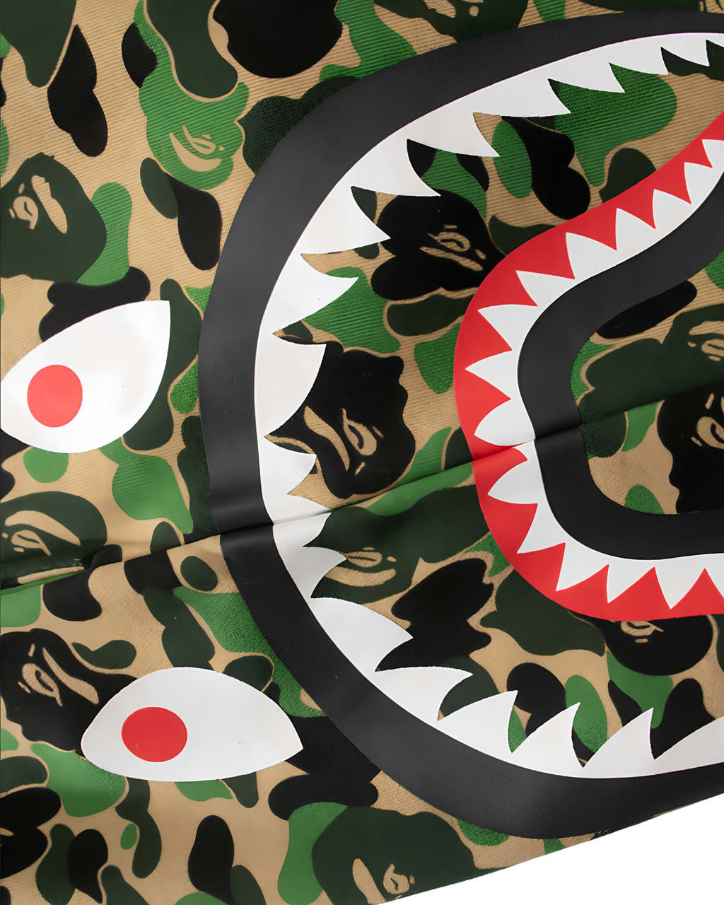 SHORT BAPE DOBLE SHARK BICOLOR