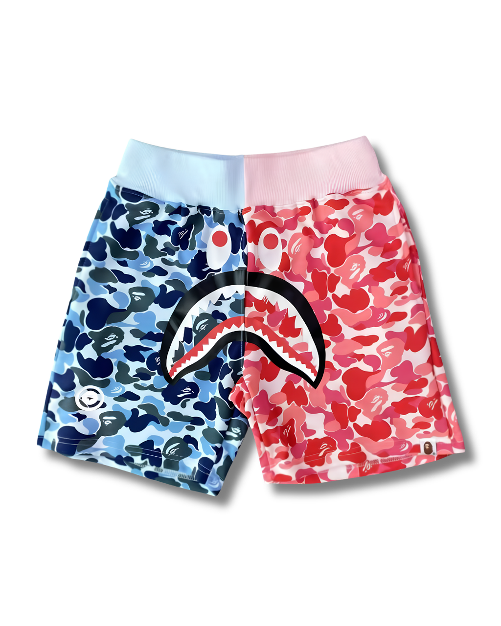 SHORT BAPE SHARK BICOLOR