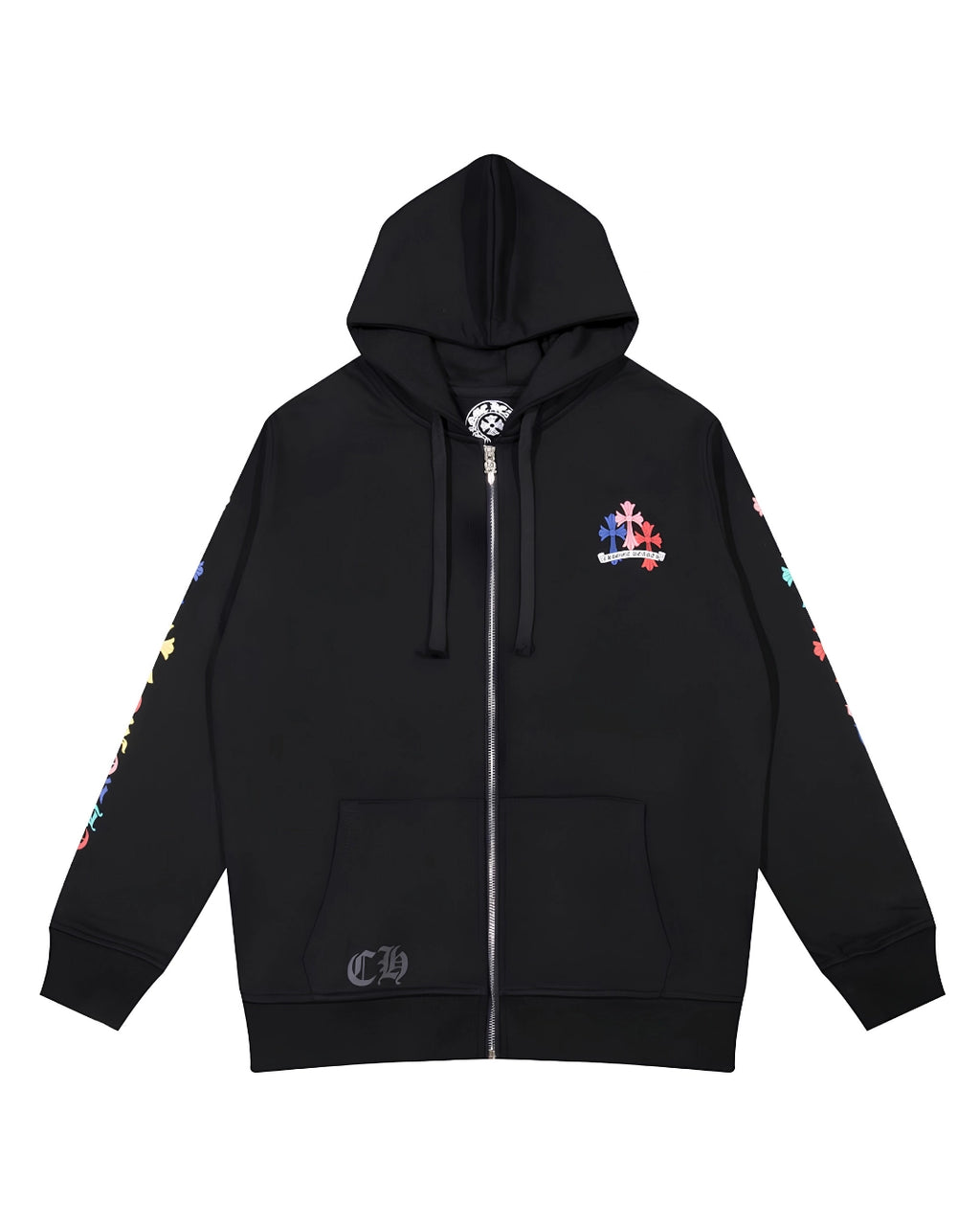 HOODIE ZIPPER CHROME HEARTS