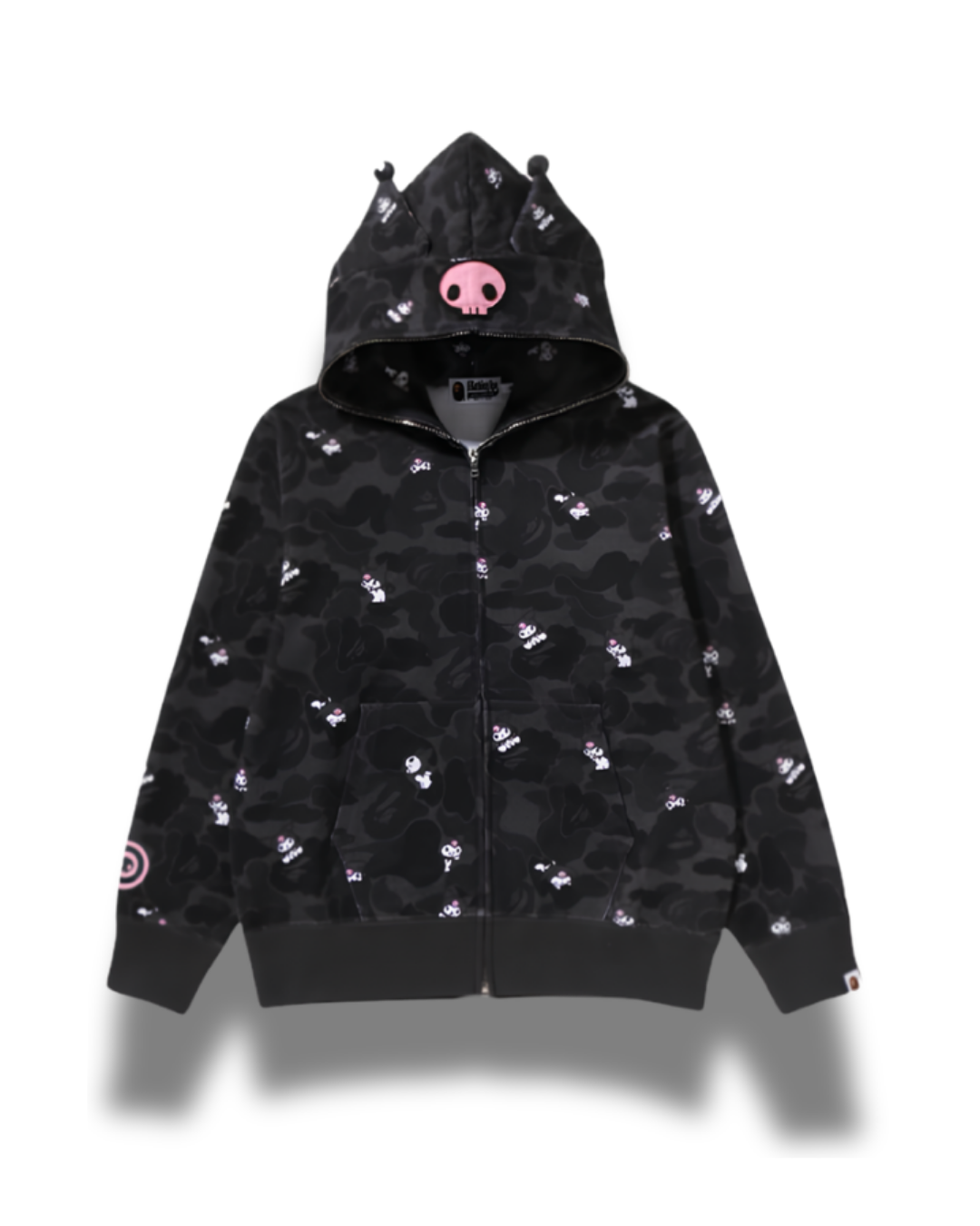 HOODIE ZIPPER BAPE X KUROMI