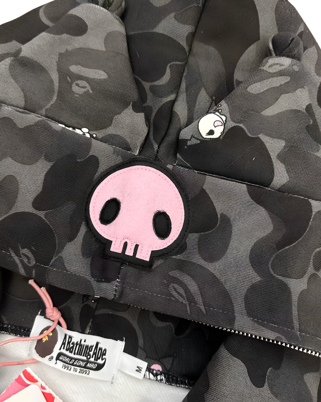 HOODIE ZIPPER BAPE X KUROMI