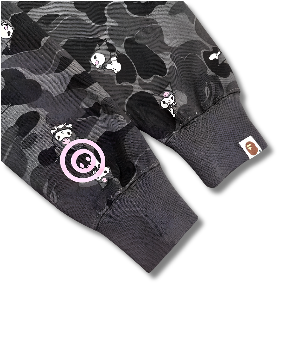 HOODIE ZIPPER BAPE X KUROMI
