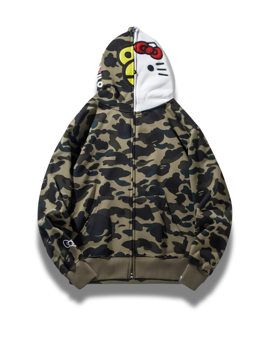 HOODIE BAPE BABY MILO X HELLO KITTY