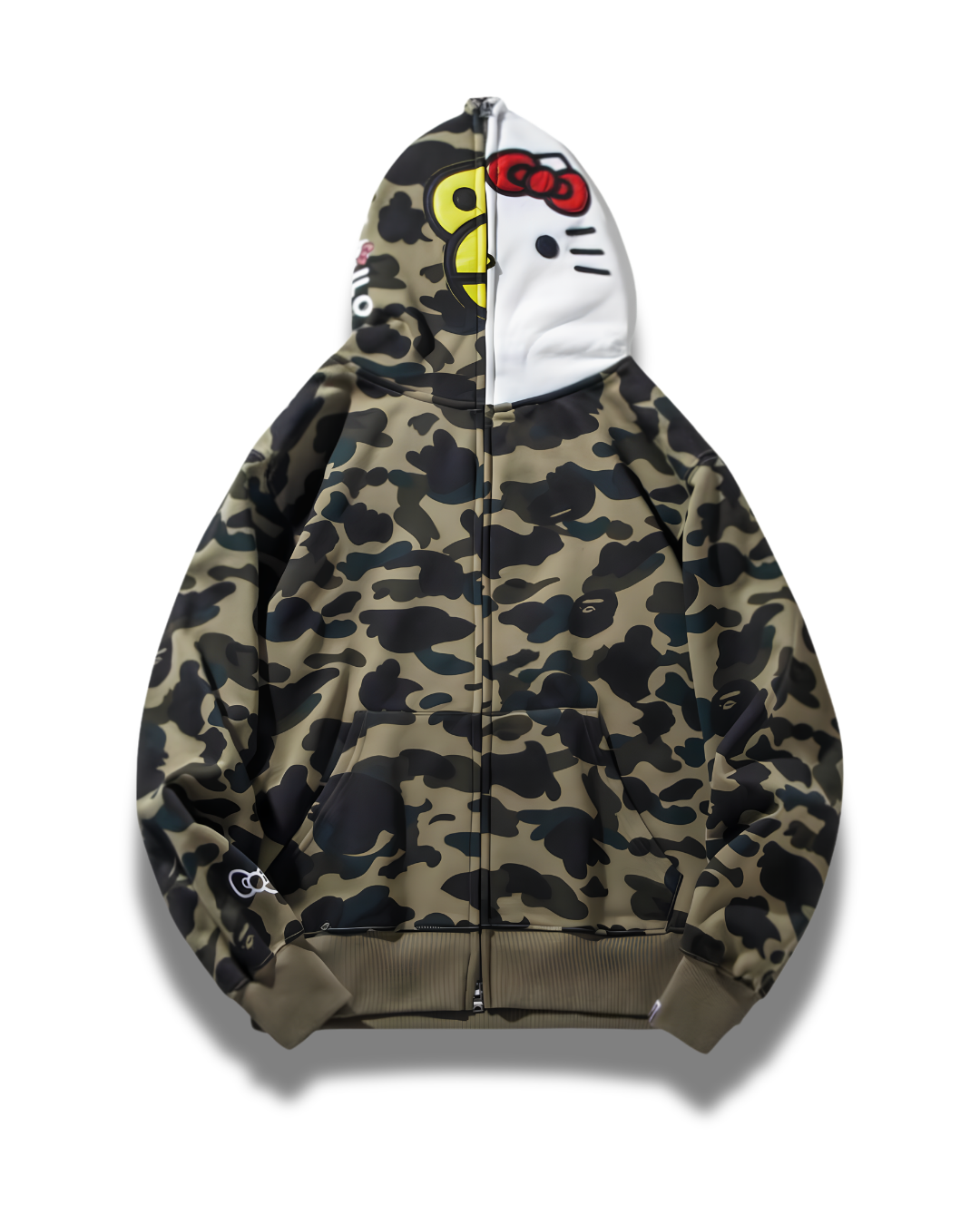 HOODIE BAPE BABY MILO X HELLO KITTY