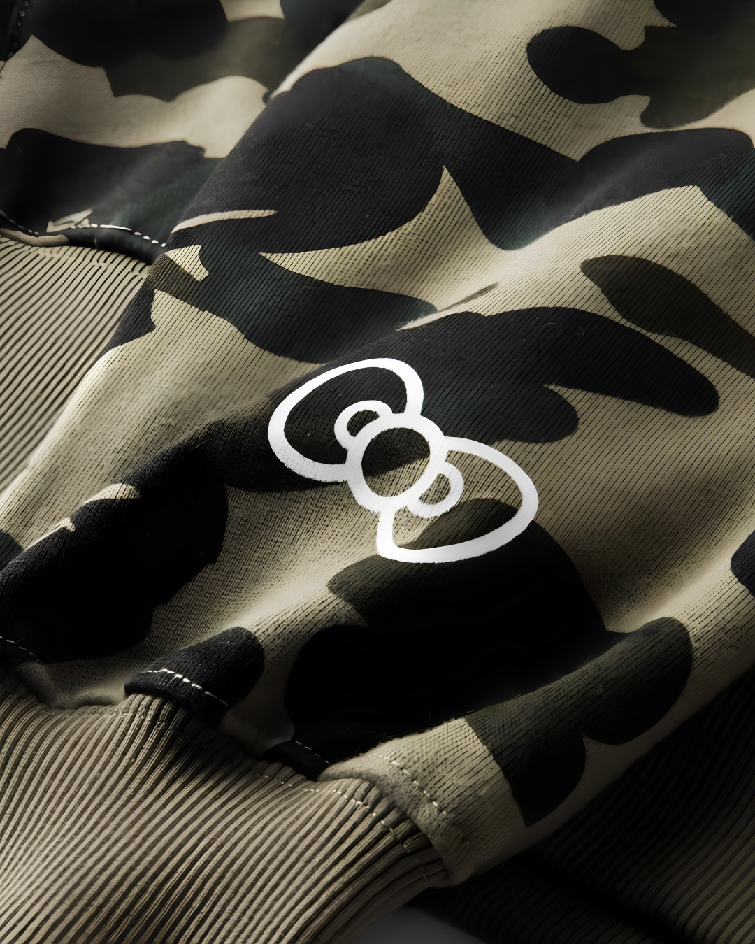 HOODIE BAPE BABY MILO X HELLO KITTY