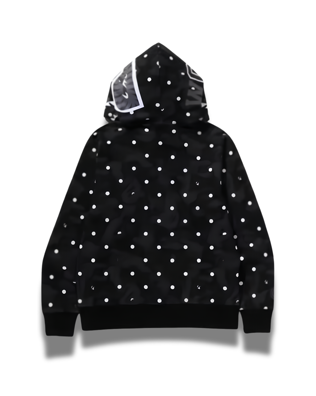 HOODIE ZIPPER BAPE SHARK DOT