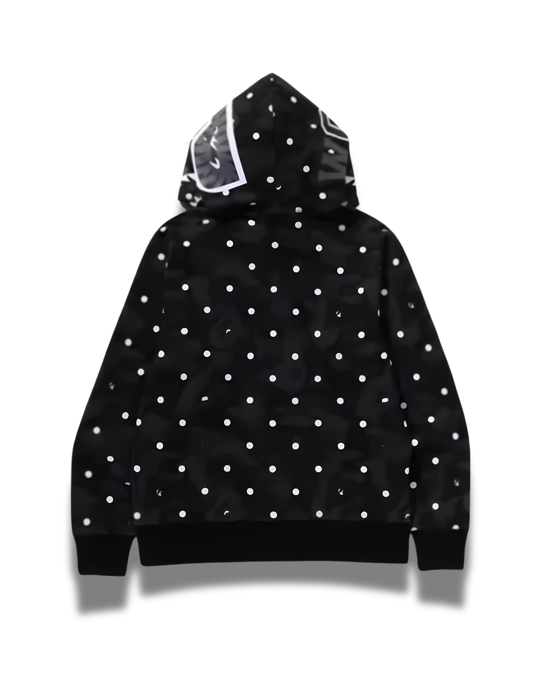 HOODIE ZIPPER BAPE SHARK DOT