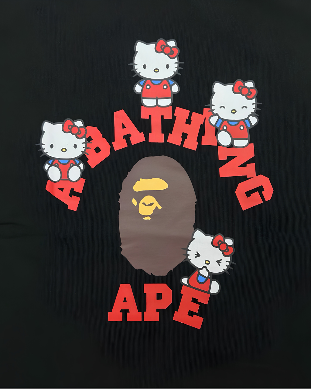 PLAYERA BAPE X HELLO KITTY