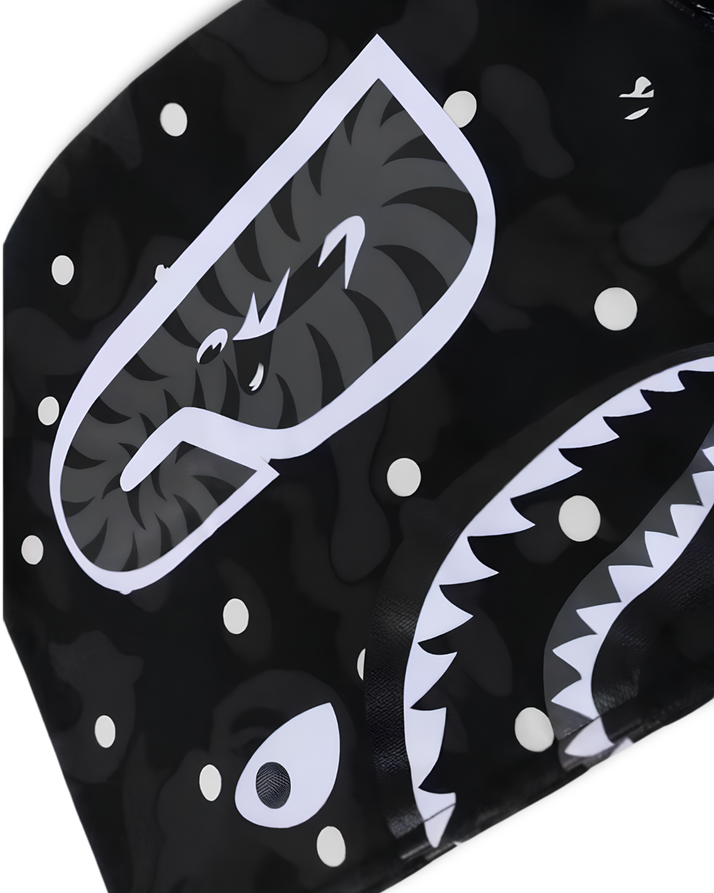 HOODIE ZIPPER BAPE SHARK DOT