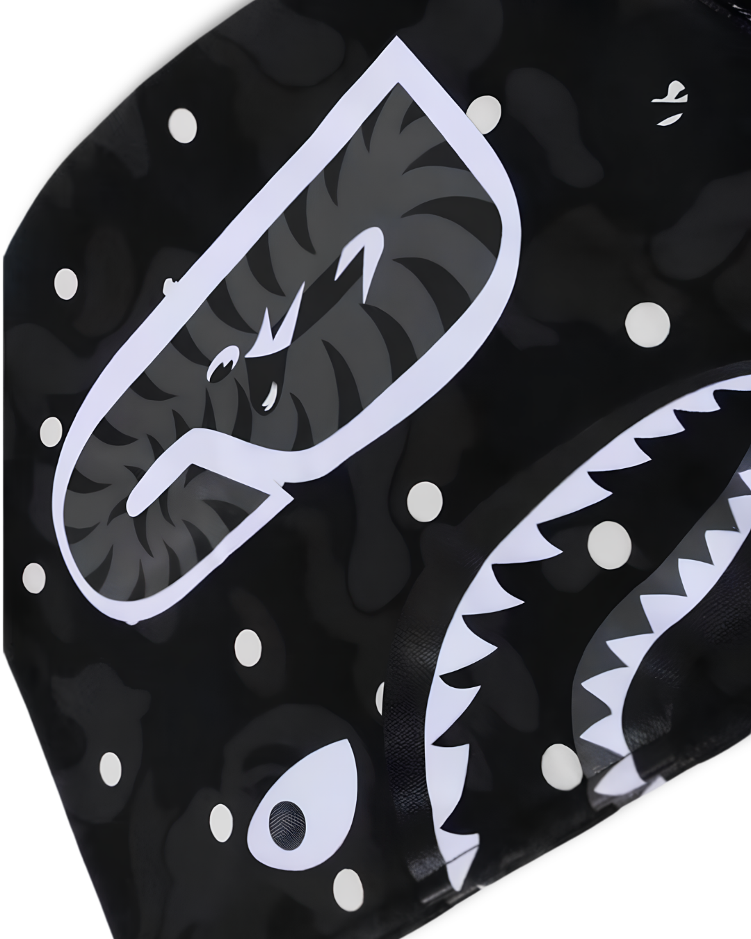 HOODIE ZIPPER BAPE SHARK DOT