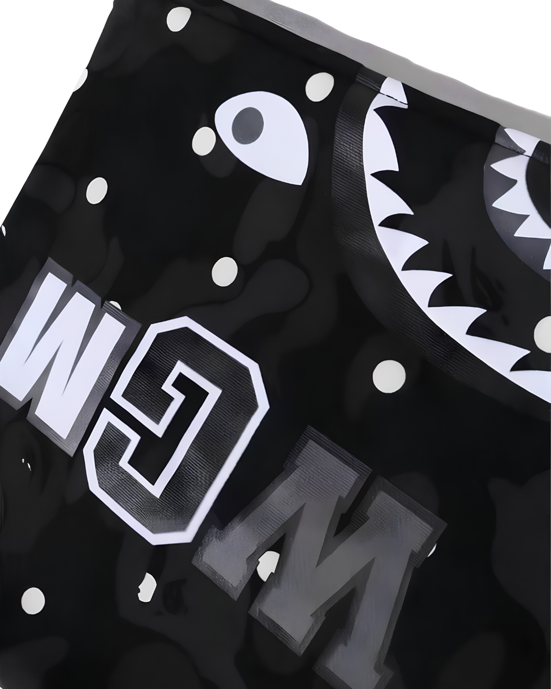 HOODIE ZIPPER BAPE SHARK DOT