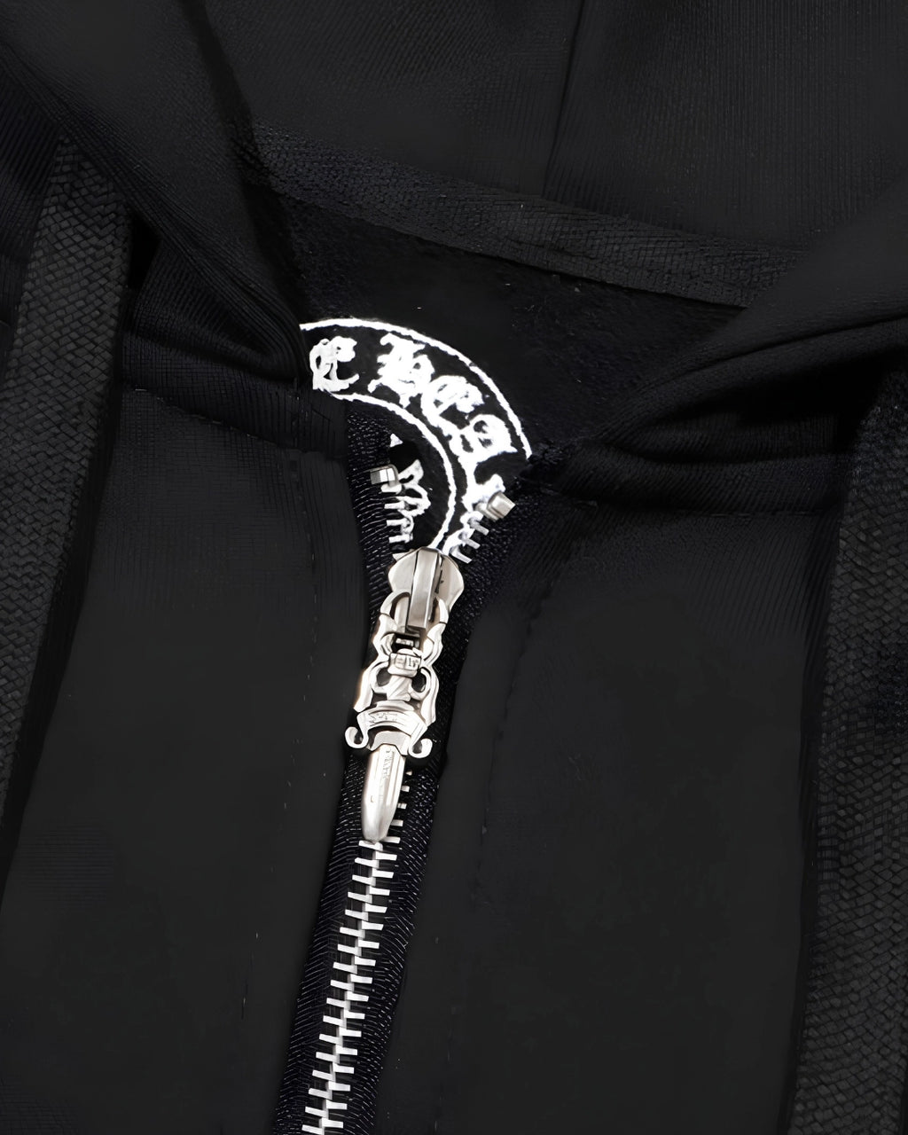 HOODIE ZIPPER CHROME HEARTS