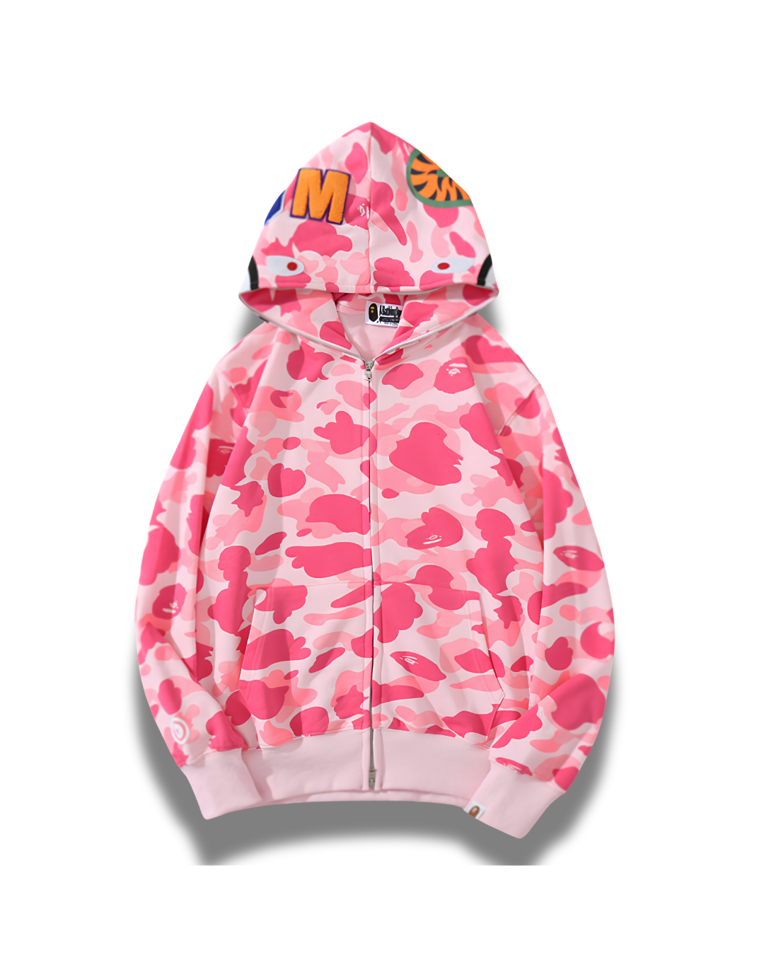HOODIE ZIPPER BAPE SHARK 1ST CAMO