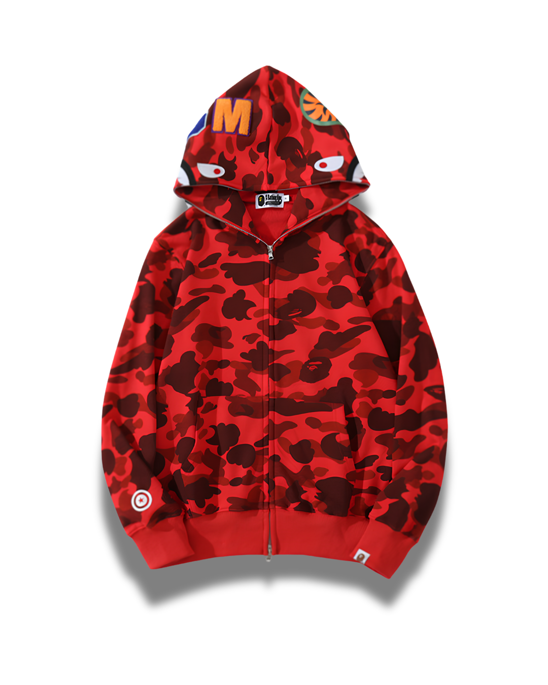 HOODIE ZIPPER BAPE SHARK 1ST CAMO