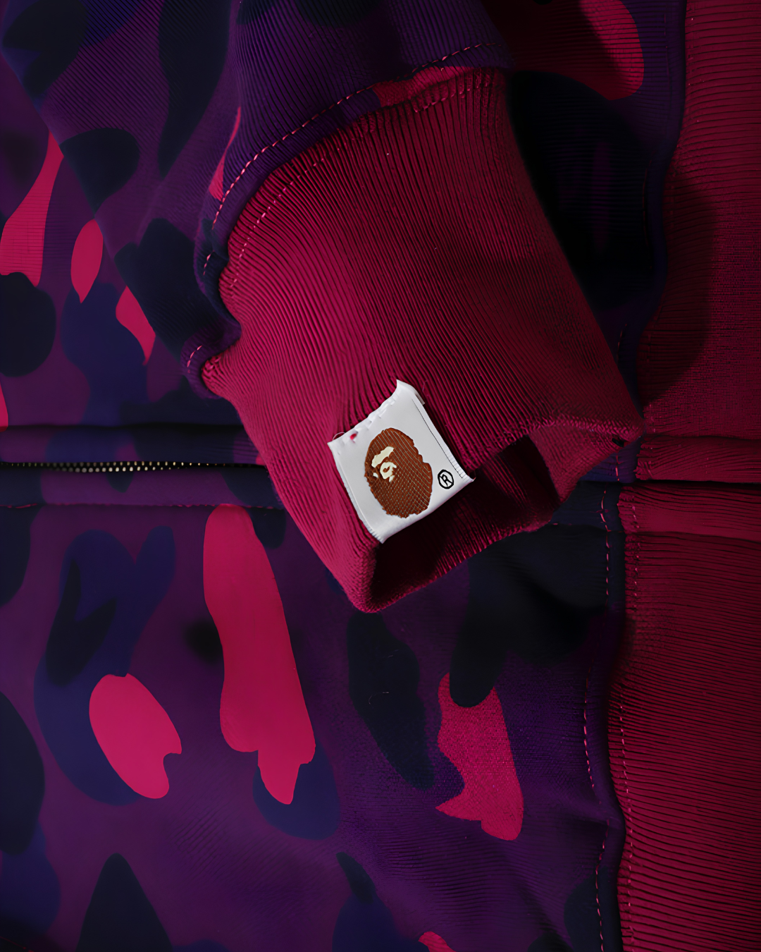 HOODIE ZIPPER BAPE SHARK 1ST CAMO