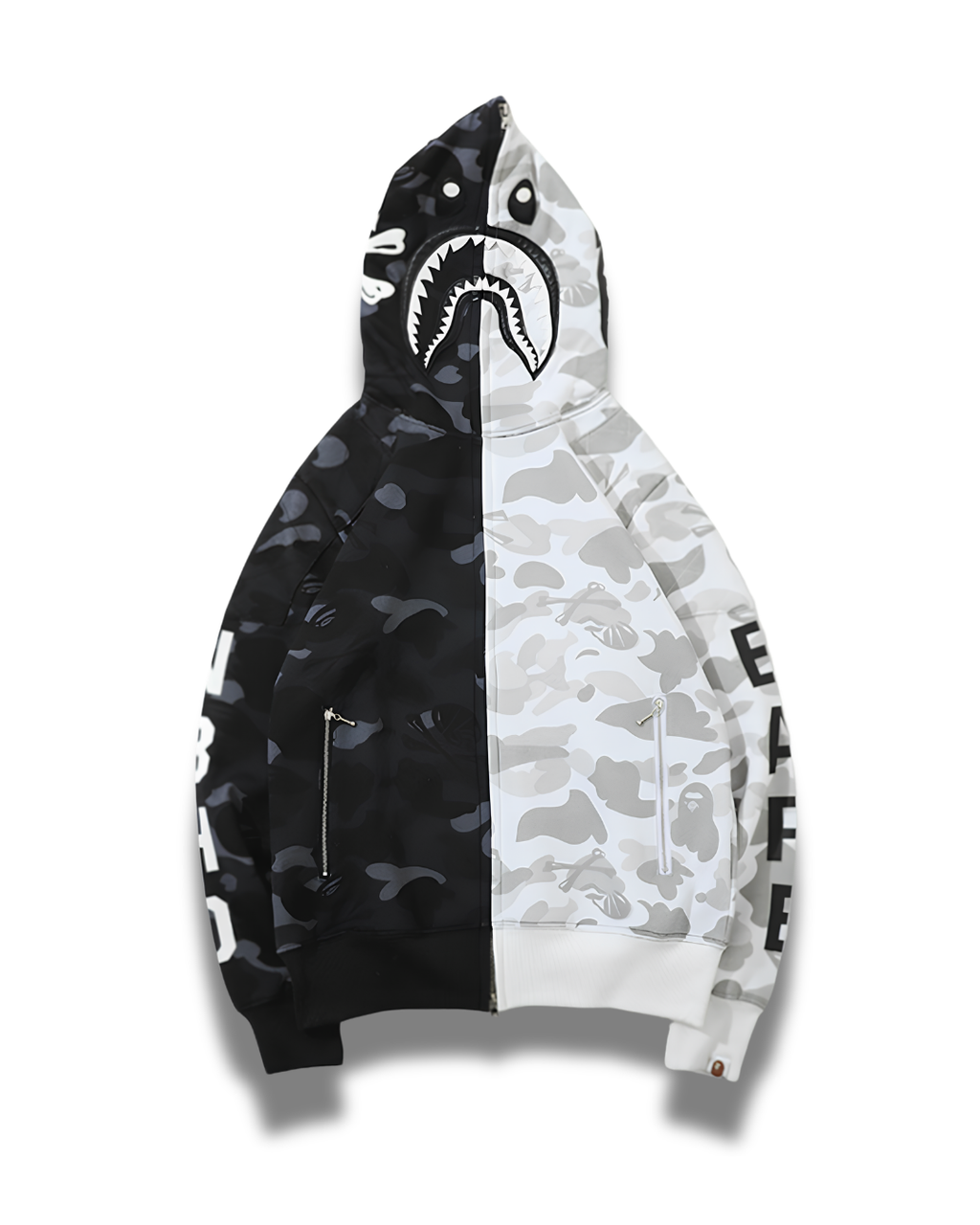 HOODIE ZIPPER BAPE X NEIGHBORHOOD