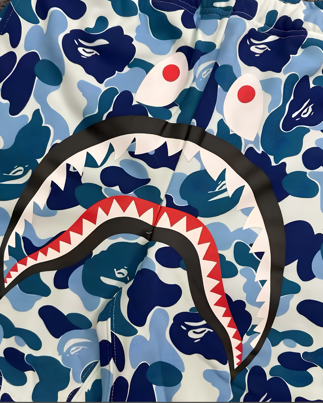 SHORT BAPE SHARK CAMO V3