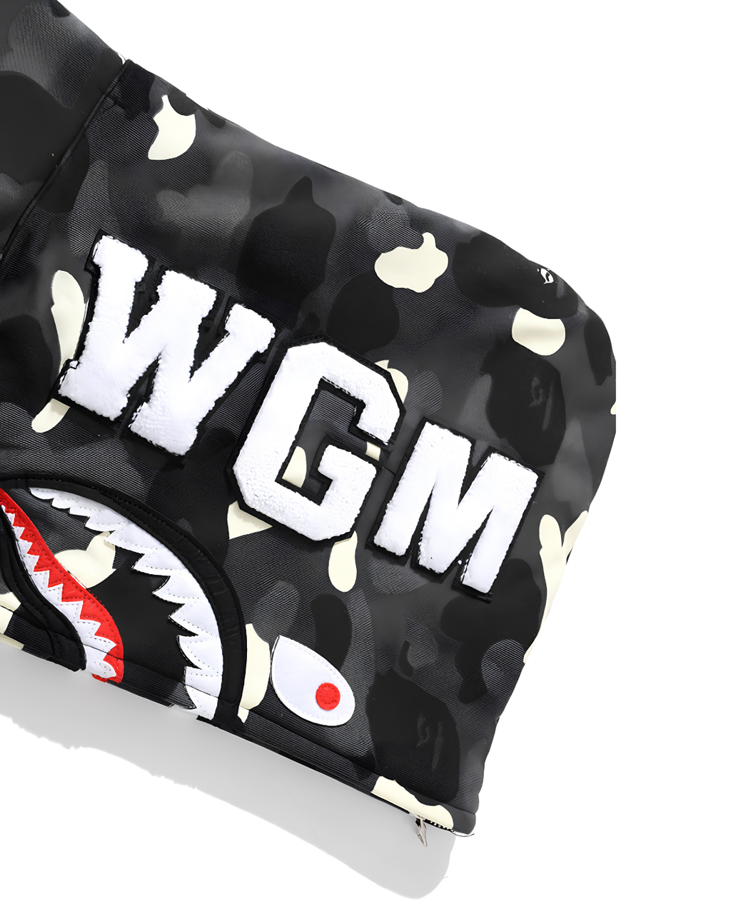 HOODIE ZIPPER BAPE SHARK CITY CAMO