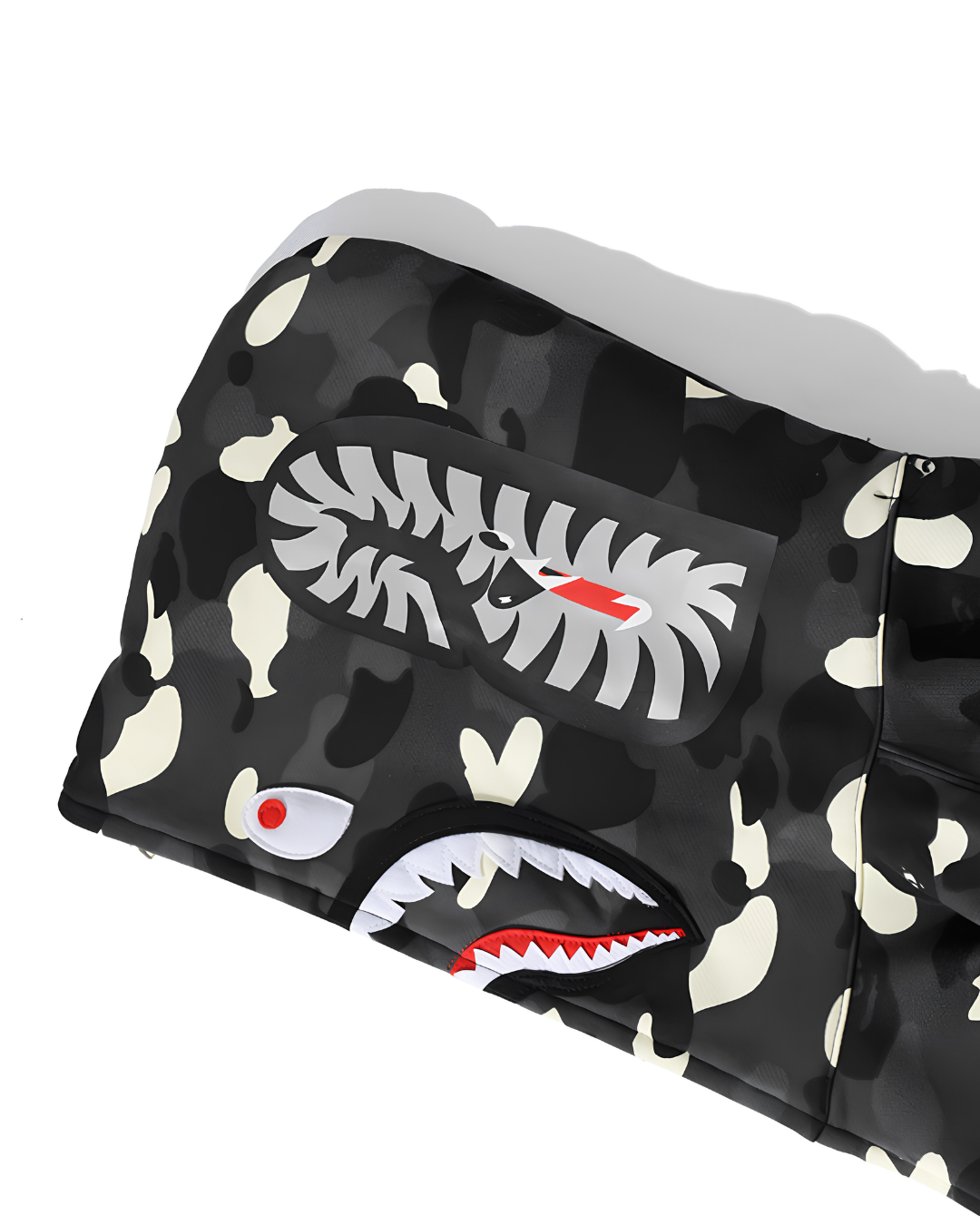 HOODIE ZIPPER BAPE SHARK CITY CAMO
