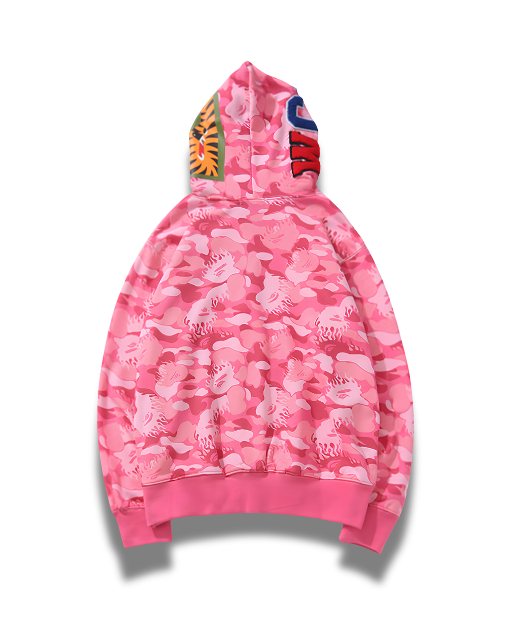 HOODIE ZIPPER BAPE SHARK FIRE