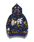 HOODIE ZIPPER BAPE X HERON PRESTON MIX