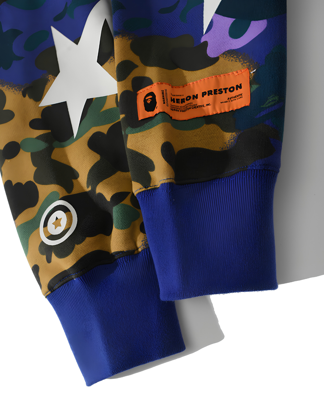 HOODIE ZIPPER BAPE X HERON PRESTON MIX