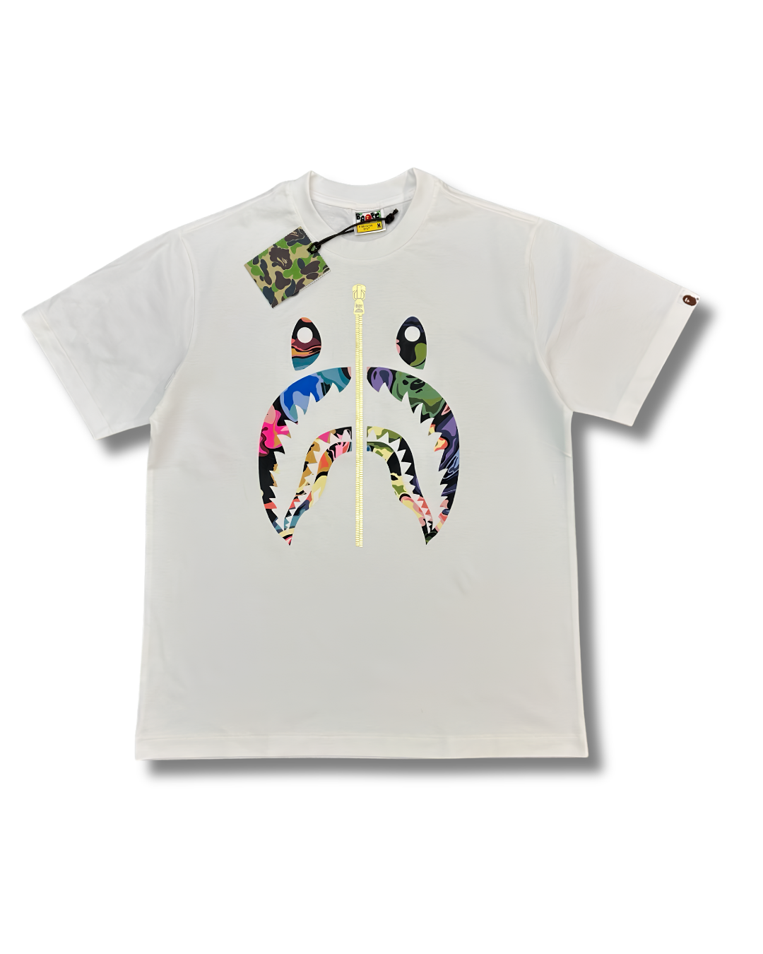 PLAYERA BAPE SHARK MOSAICO