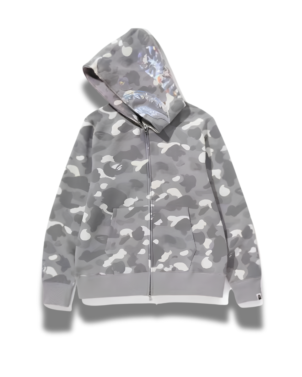 HOODIE ZIPPER BAPE SHARK CITY CAMO 2ND