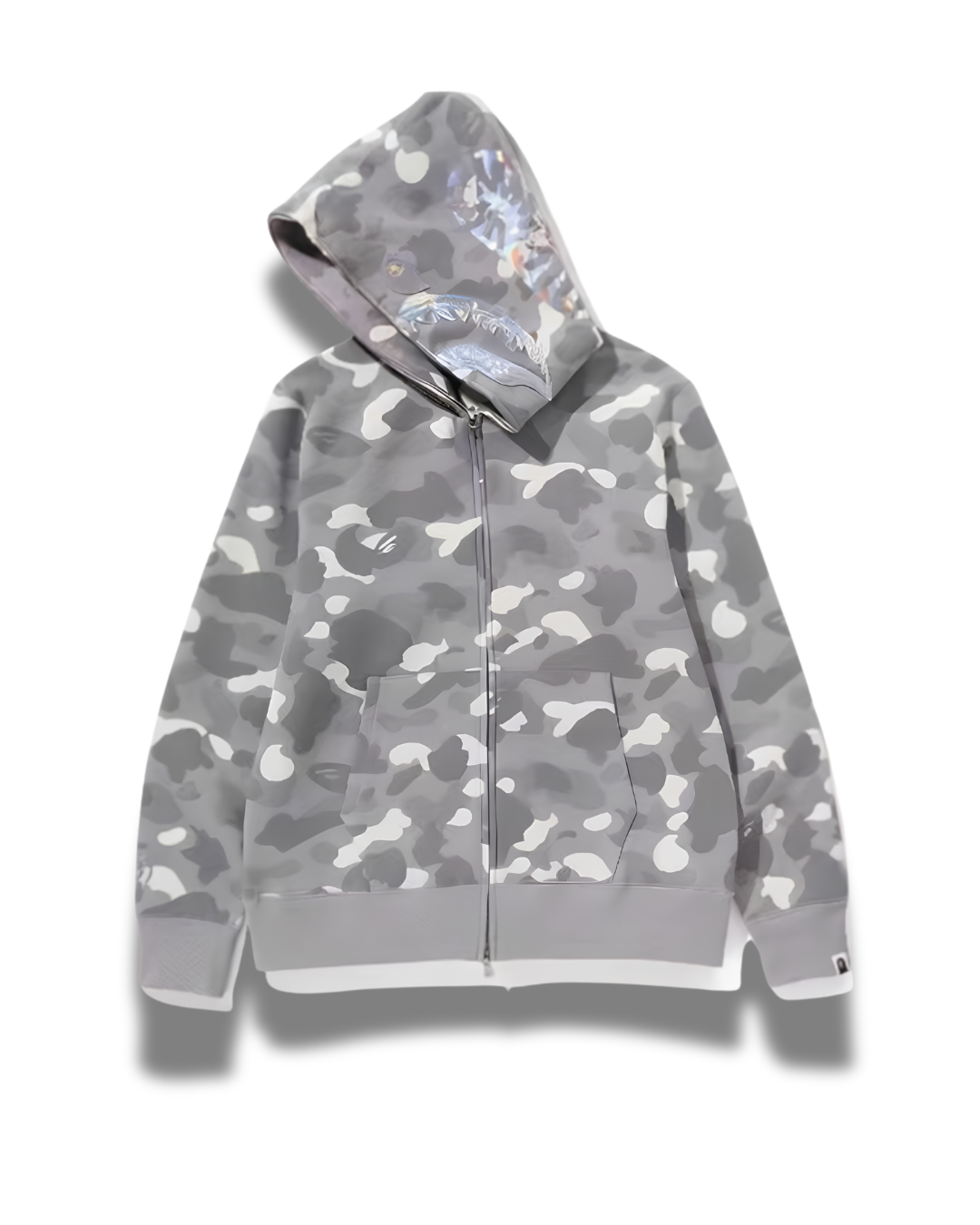 HOODIE ZIPPER BAPE SHARK CITY CAMO 2ND