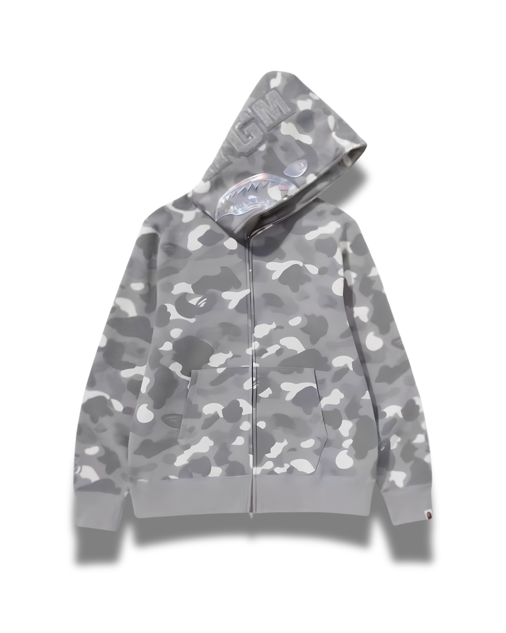HOODIE ZIPPER BAPE SHARK CITY CAMO 2ND