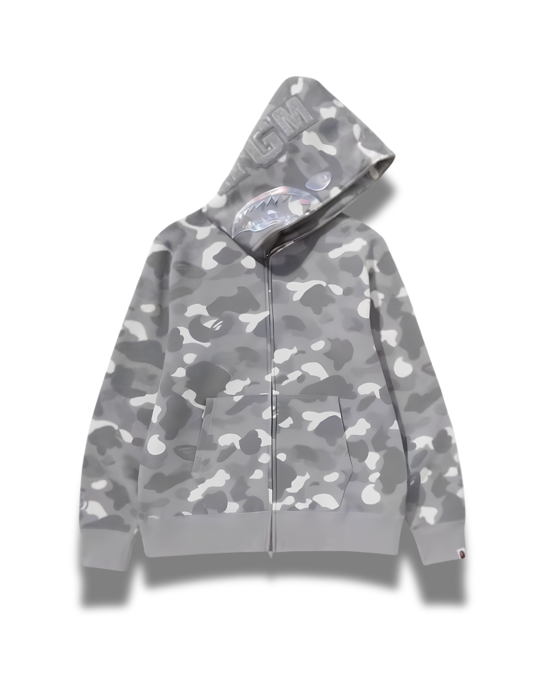 HOODIE ZIPPER BAPE SHARK CITY CAMO 2ND