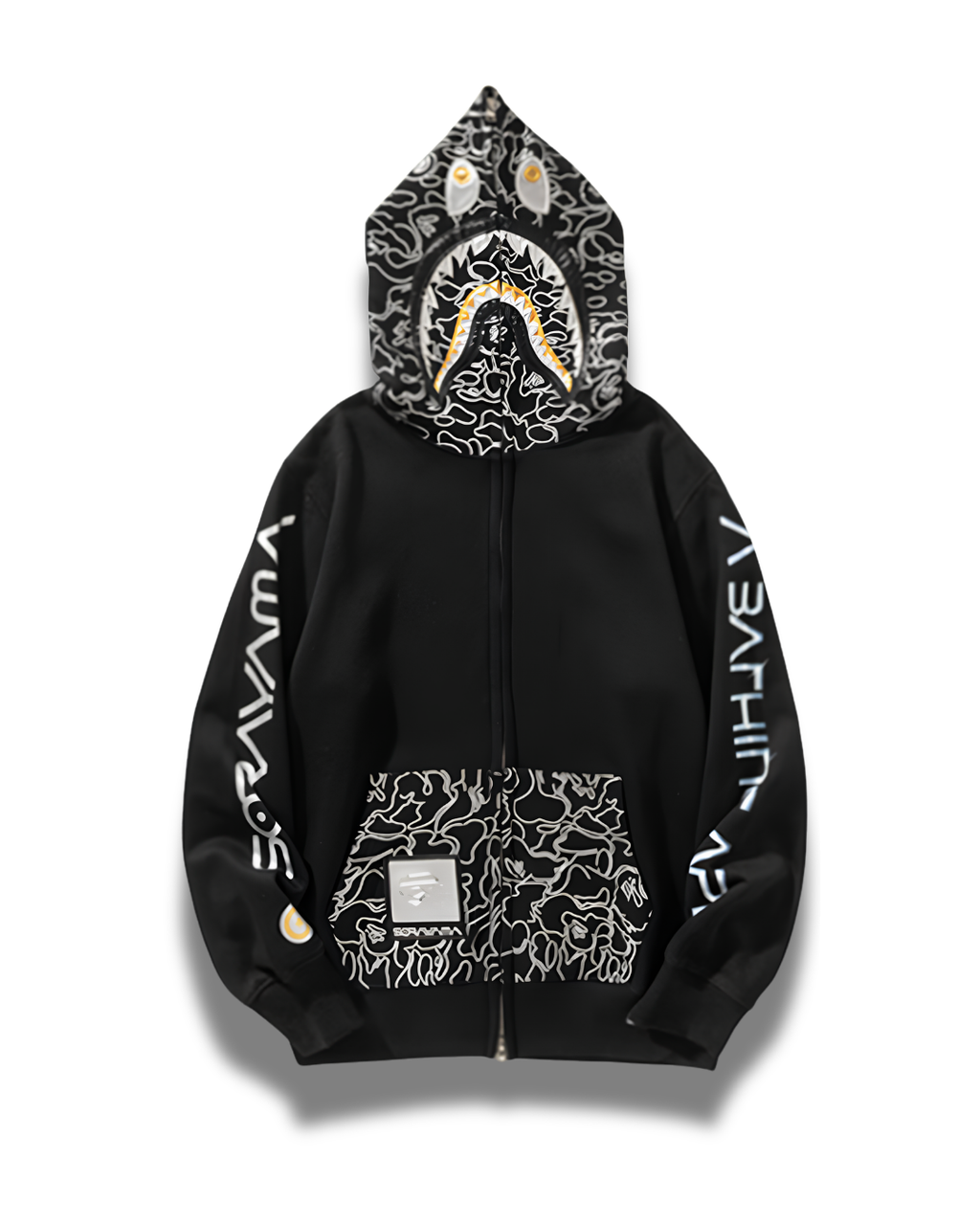 HOODIE ZIPPER BAPE X HAJIME SORAYAMA