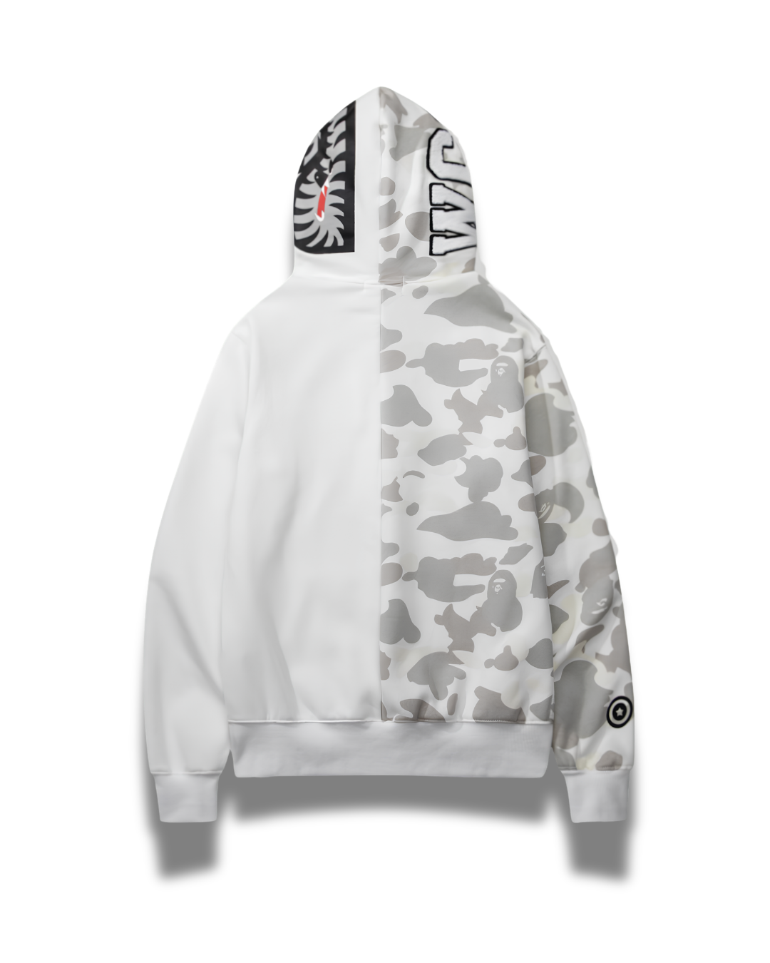 HOODIE ZIPPER BAPE SHARK CITY CAMO