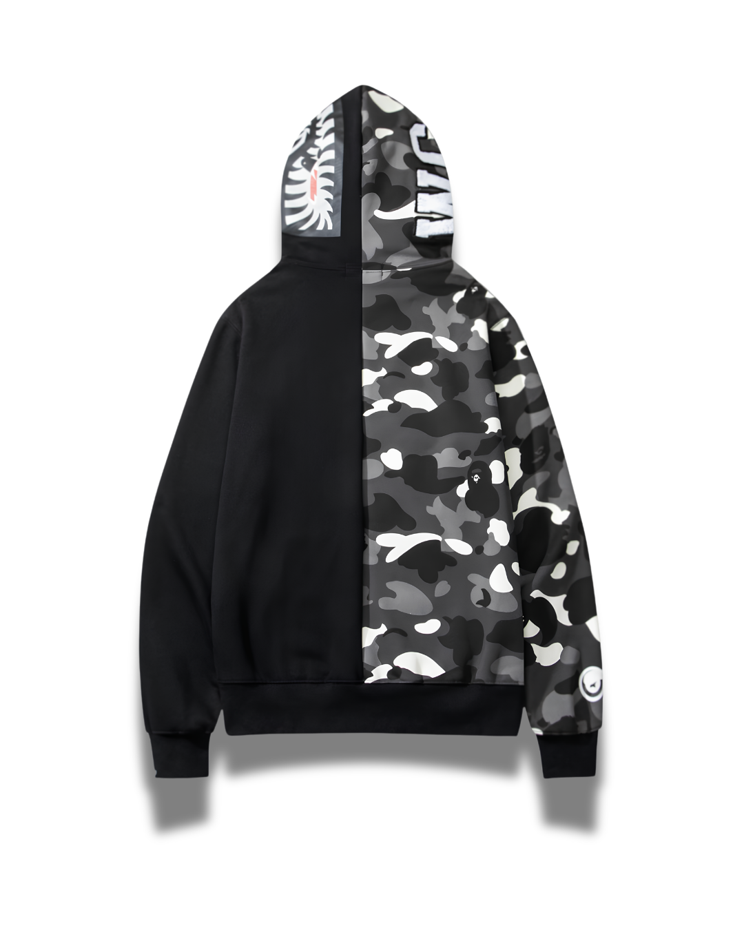 HOODIE ZIPPER BAPE SHARK CITY CAMO