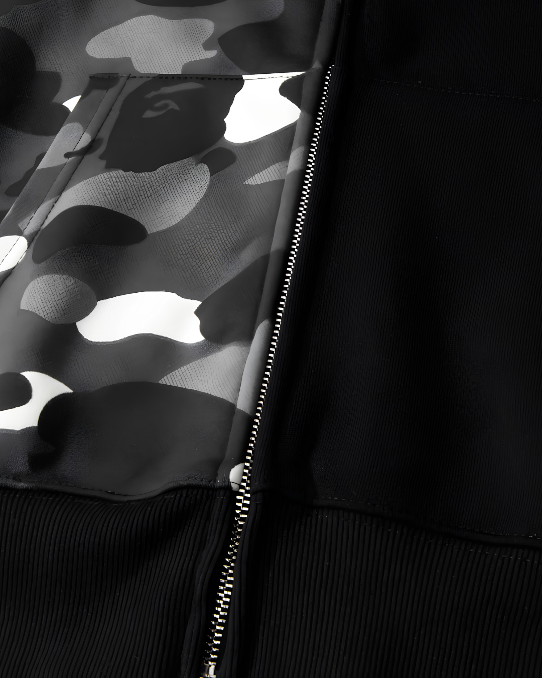 HOODIE ZIPPER BAPE SHARK CITY CAMO