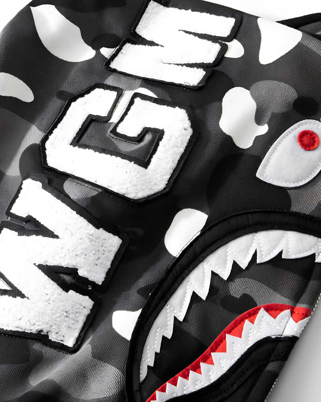 HOODIE ZIPPER BAPE SHARK CITY CAMO