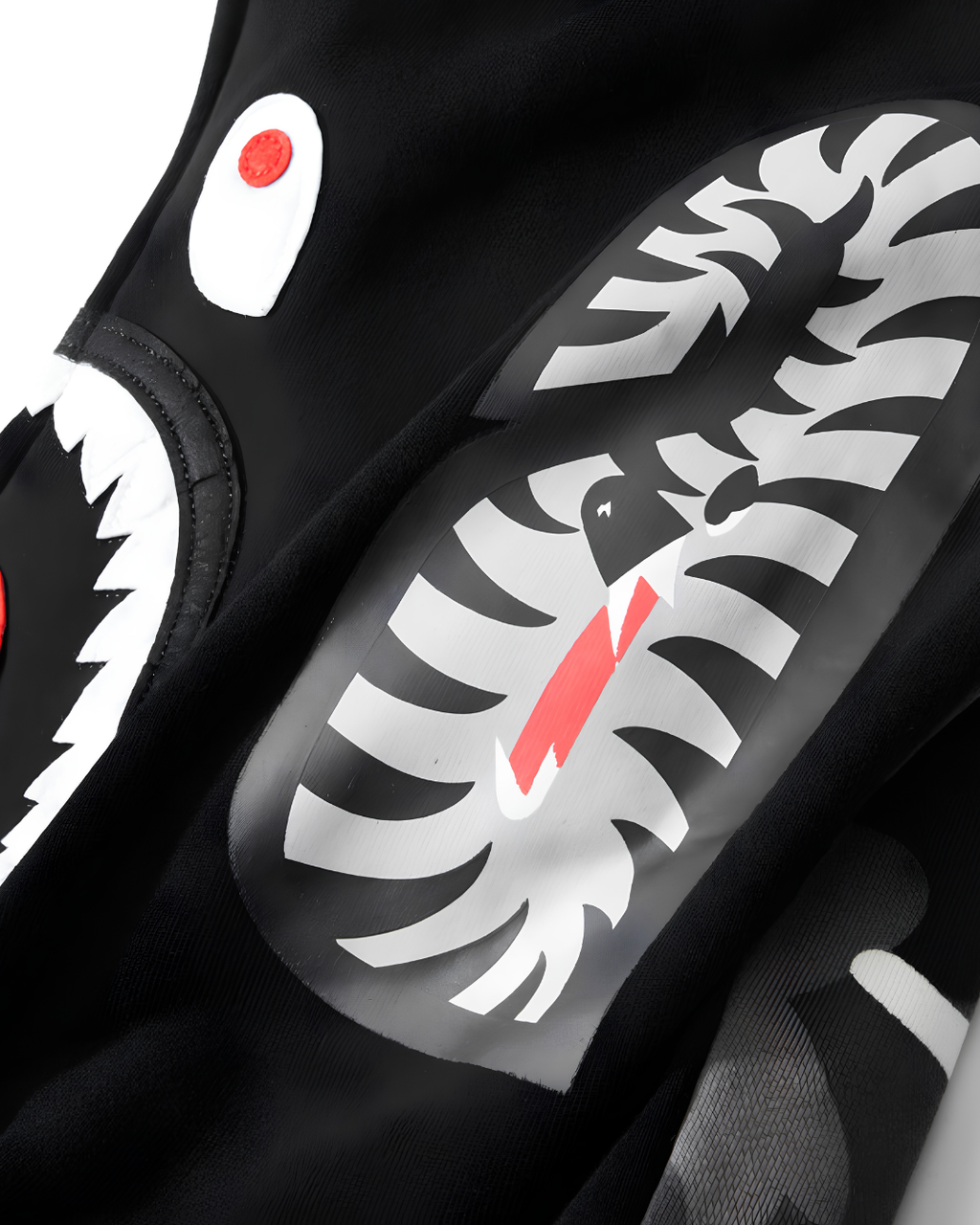 HOODIE ZIPPER BAPE SHARK CITY CAMO