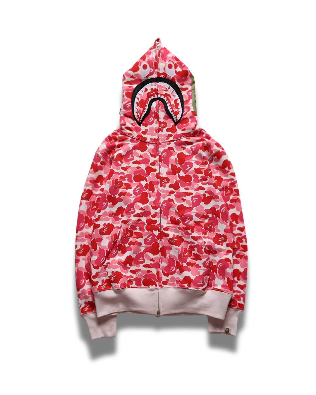 HOODIE ZIPPER BAPE SHARK ABC CAMO