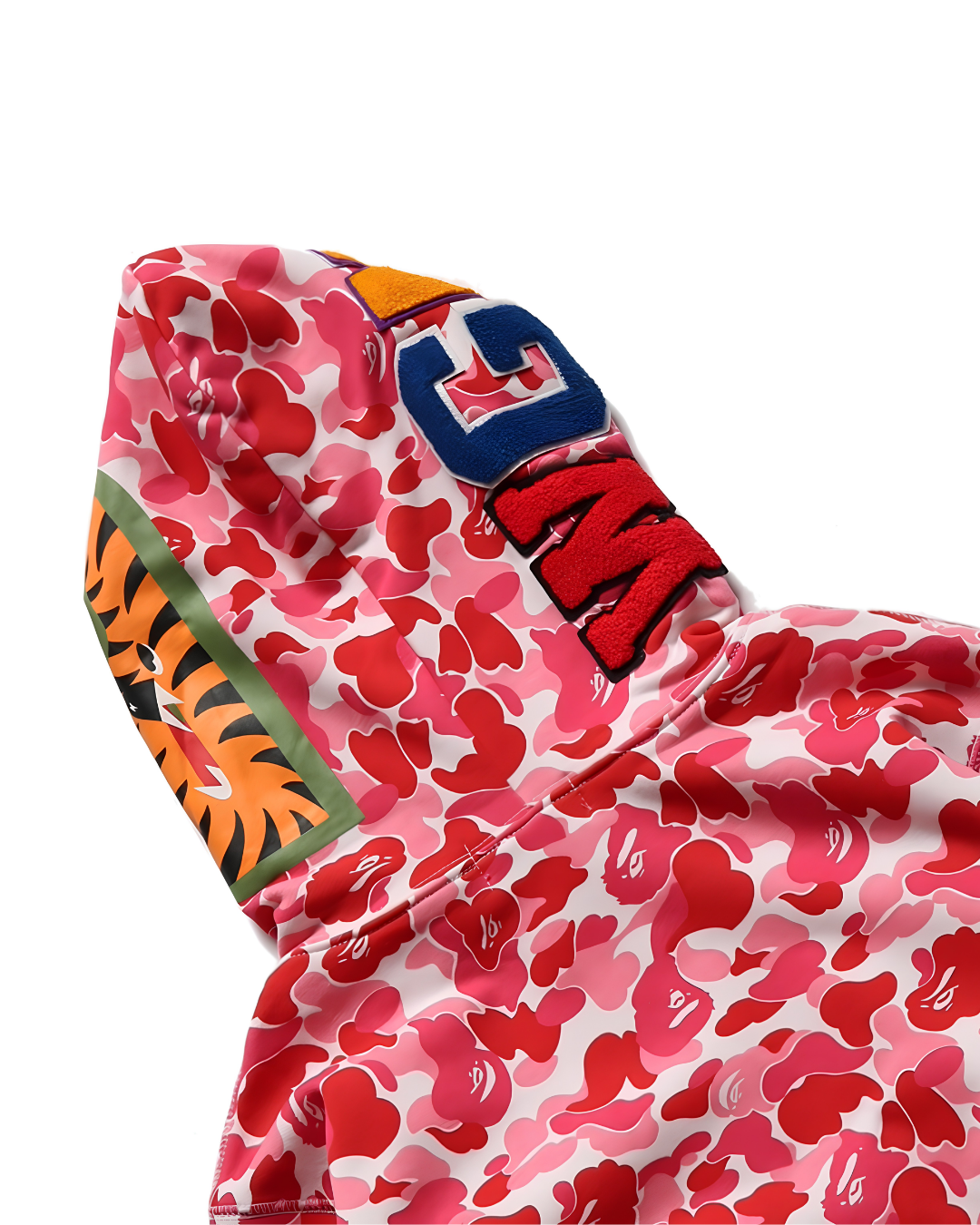 HOODIE ZIPPER BAPE SHARK ABC CAMO