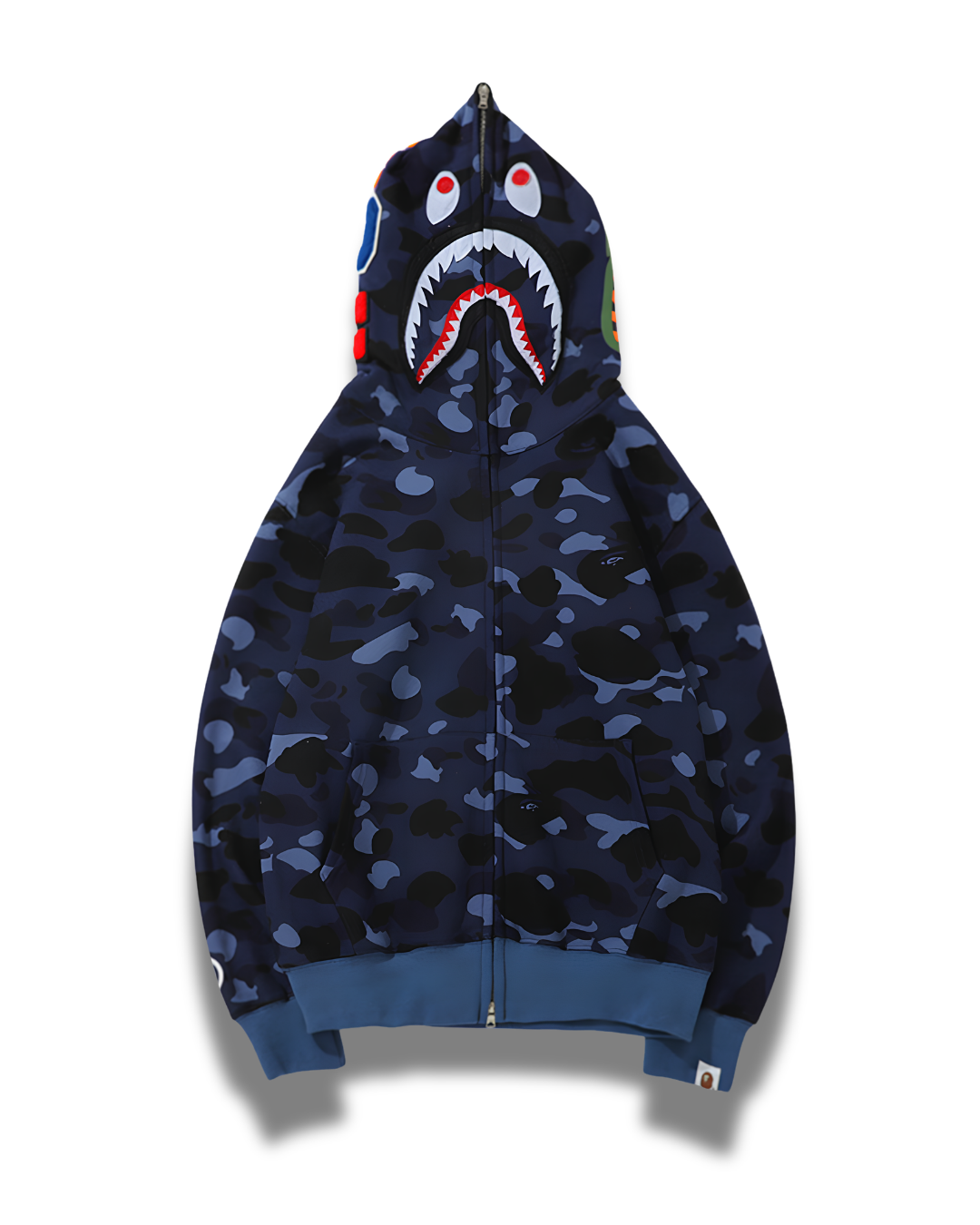 HOODIE ZIPPER BAPE SHARK 1ST CAMO