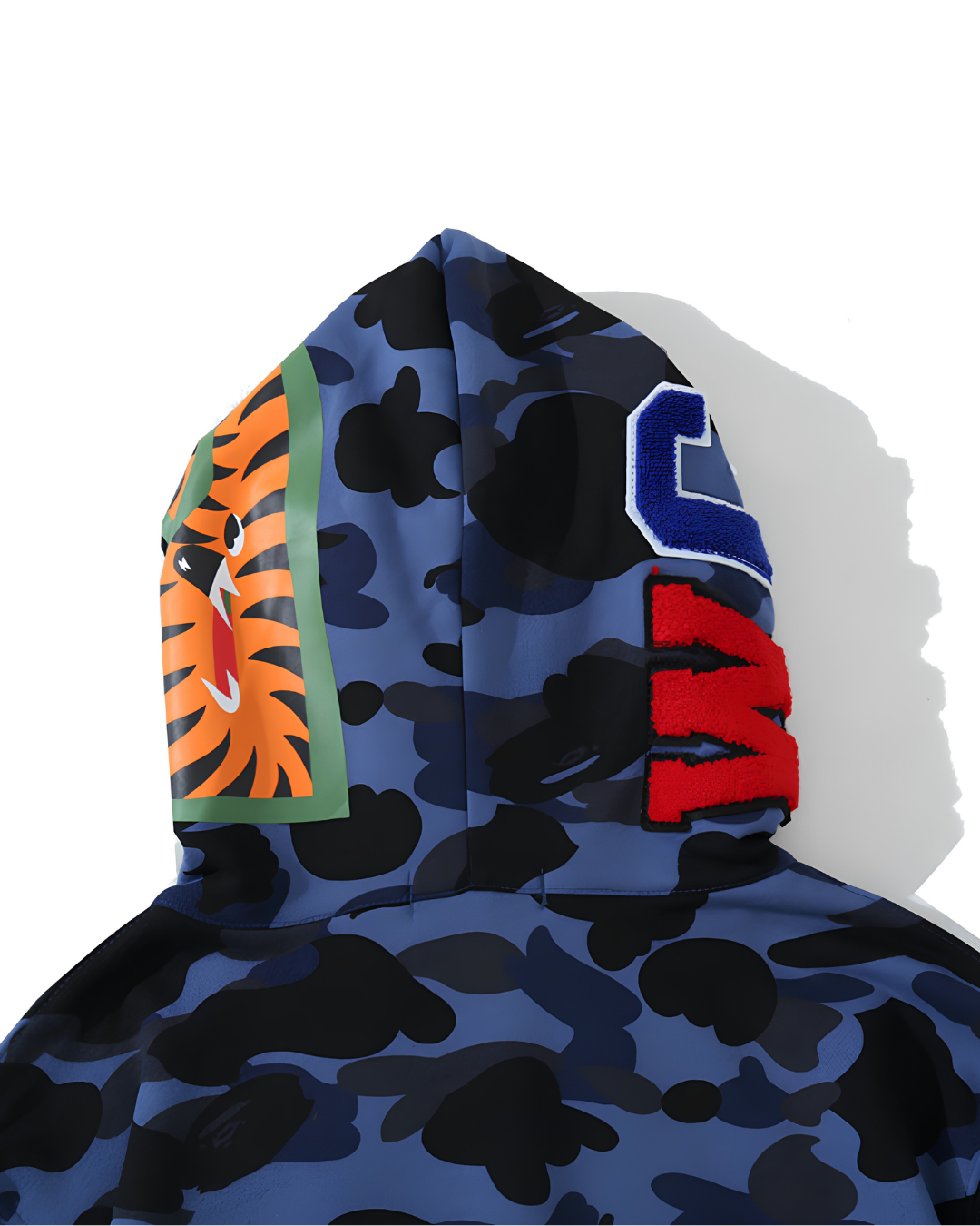 HOODIE ZIPPER BAPE SHARK 1ST CAMO