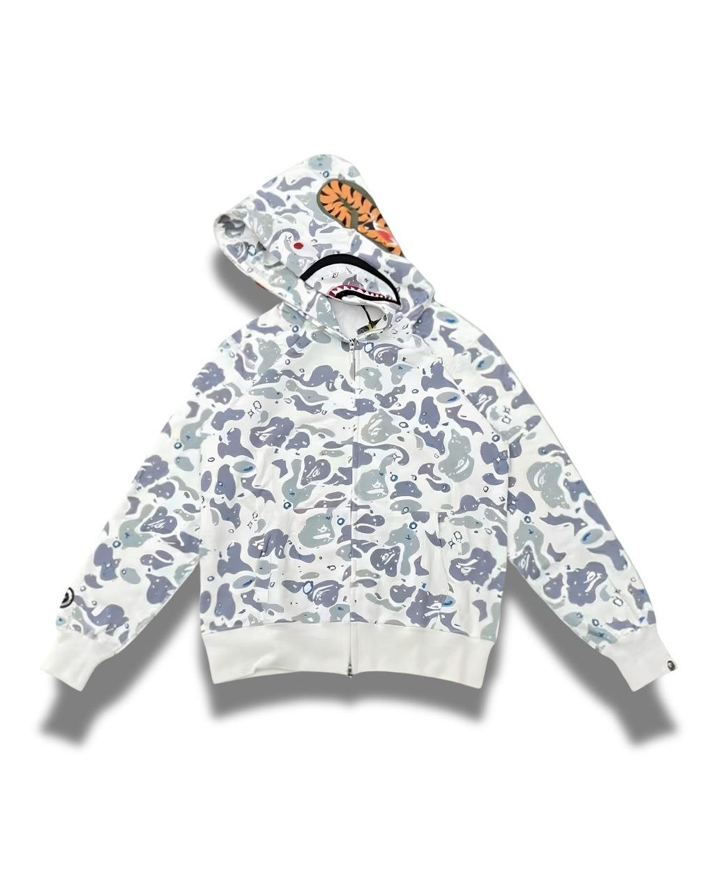 HOODIE ZIPPER BAPE SHARK SPACE CAMO