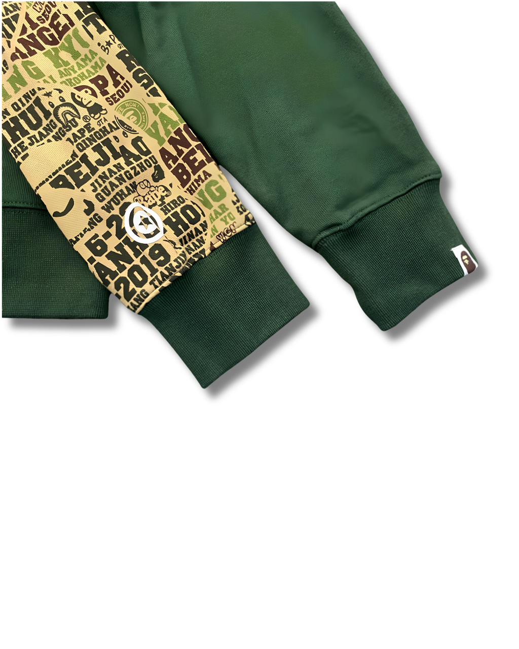 HOODIE ZIPPER BAPE SHARK XXV CITIES CAMO
